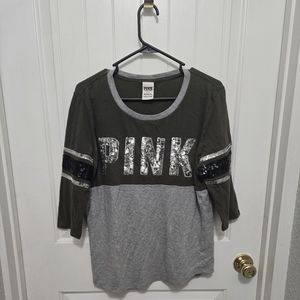PINK Victoria's Secret Mid Sleeve Shirt